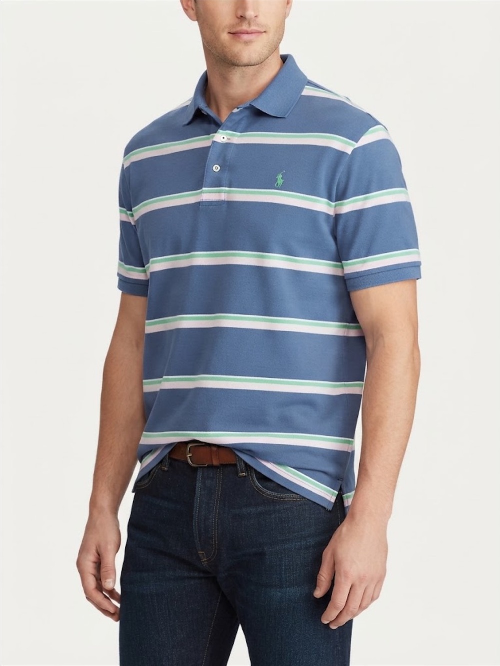 POLO Ralph Lauren Golf striped logo polo, size XL.
